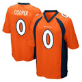 My Store D.Broncos #0 Jonathon Cooper Player Orange Color Home Game Stitched Jerseys
