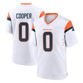 My Store D.Broncos #0 Jonathon Cooper Player White Home Game Stitched Jerseys
