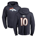 My Store D.Broncos #10 Bo Nix Player Navy Pullover Hoodie Limited Stitched Jerseys
