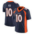 My Store D.Broncos #10 Bo Nix Player Navy Vapor Untouchable Limited Game Stitched Jerseys