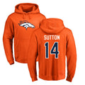 My Store D.Broncos #14 Courtland Sutton Player Orange Pullover Hoodie Limited Stitched Jerseys