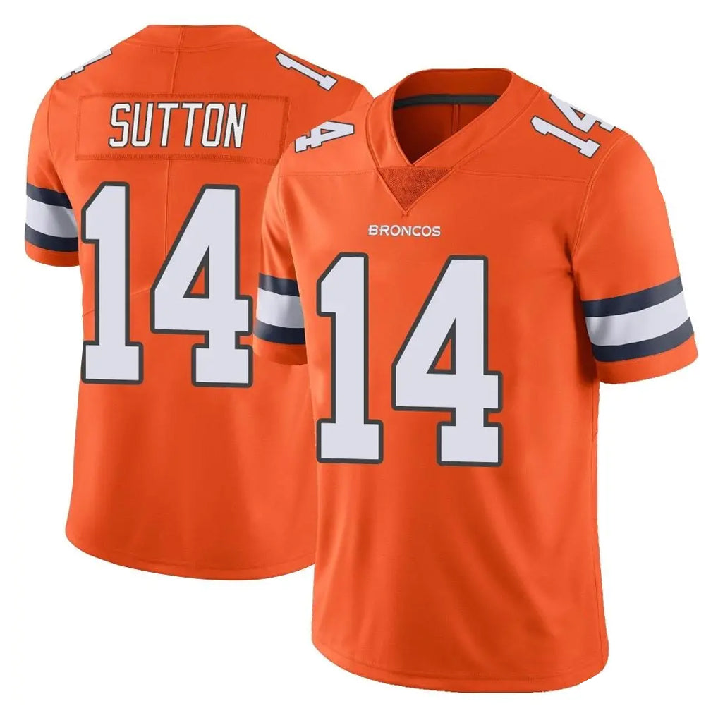 My Store D.Broncos #14 Courtland Sutton Player Orange Vapor Untouchable Limited Home Game Stitched Jerseys