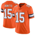 My Store D.Broncos #15 Nik Bonitto Player Orange Vapor Untouchable Limited Home Game Stitched Jerseys