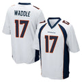 My Store D.Broncos #17 Jaylen Waddle Player White Game Stitched Jerseys