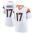 My Store D.Broncos #17 Jaylen Waddle Player White Home Game Stitched Jerseys