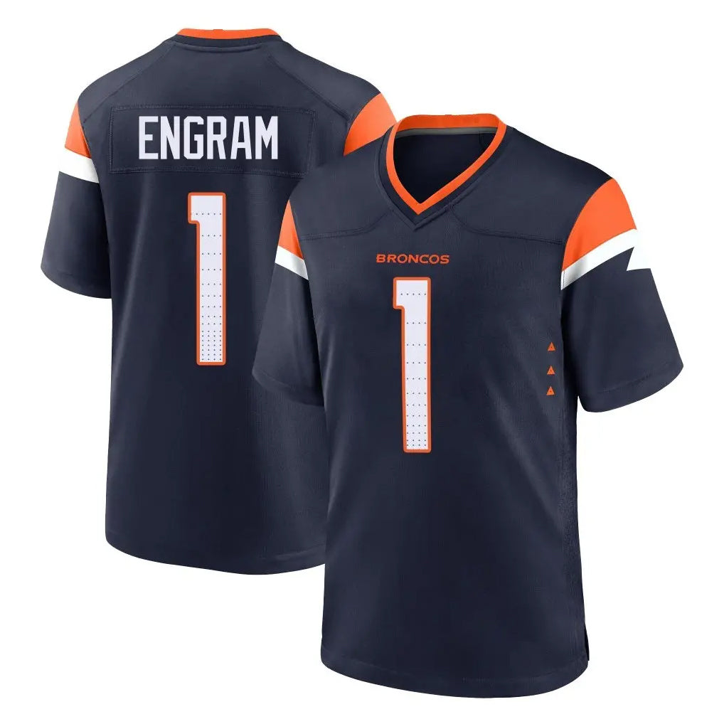 My Store D.Broncos #1 Evan Engram Player Navy Home Game Stitched Jerseys
