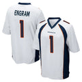 My Store D.Broncos #1 Evan Engram Player White Game Stitched Jerseys