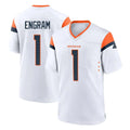 My Store D.Broncos #1 Evan Engram Player White Home Game Stitched Jerseys