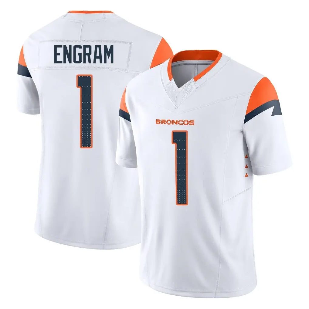 My Store D.Broncos #1 Evan Engram Player White Limited Vapor F.U.S.E. Home Game Stitched Jerseys