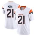 My Store D.Broncos #21 Riley Moss Player White Limited Vapor F.U.S.E. Home Game Stitched Jerseys