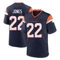 My Store D.Broncos #22 Brandon Jones Player Navy Home Game Stitched Jerseys