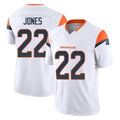 My Store D.Broncos #22 Brandon Jones Player White Limited Vapor F.U.S.E. Home Game Stitched Jerseys