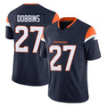 My Store D.Broncos #27 J.K. Dobbins Player Navy Limited Vapor F.U.S.E. Home Game Stitched Jerseys