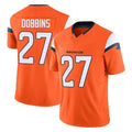 My Store D.Broncos #27 J.K. Dobbins Player Orange Vapor F.U.S.E. Limited Home Game Stitched Jerseys