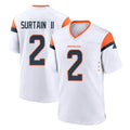 My Store D.Broncos #2 Pat Surtain II Player White Home Game Stitched Jerseys