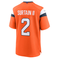 My Store D.Broncos #2 Patrick Surtain II Orange Team Game Stitched Jerseys