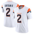 My Store D.Broncos #2 Patrick Surtain II Player White Vapor F.U.S.E. Limited Stitched Jerseys