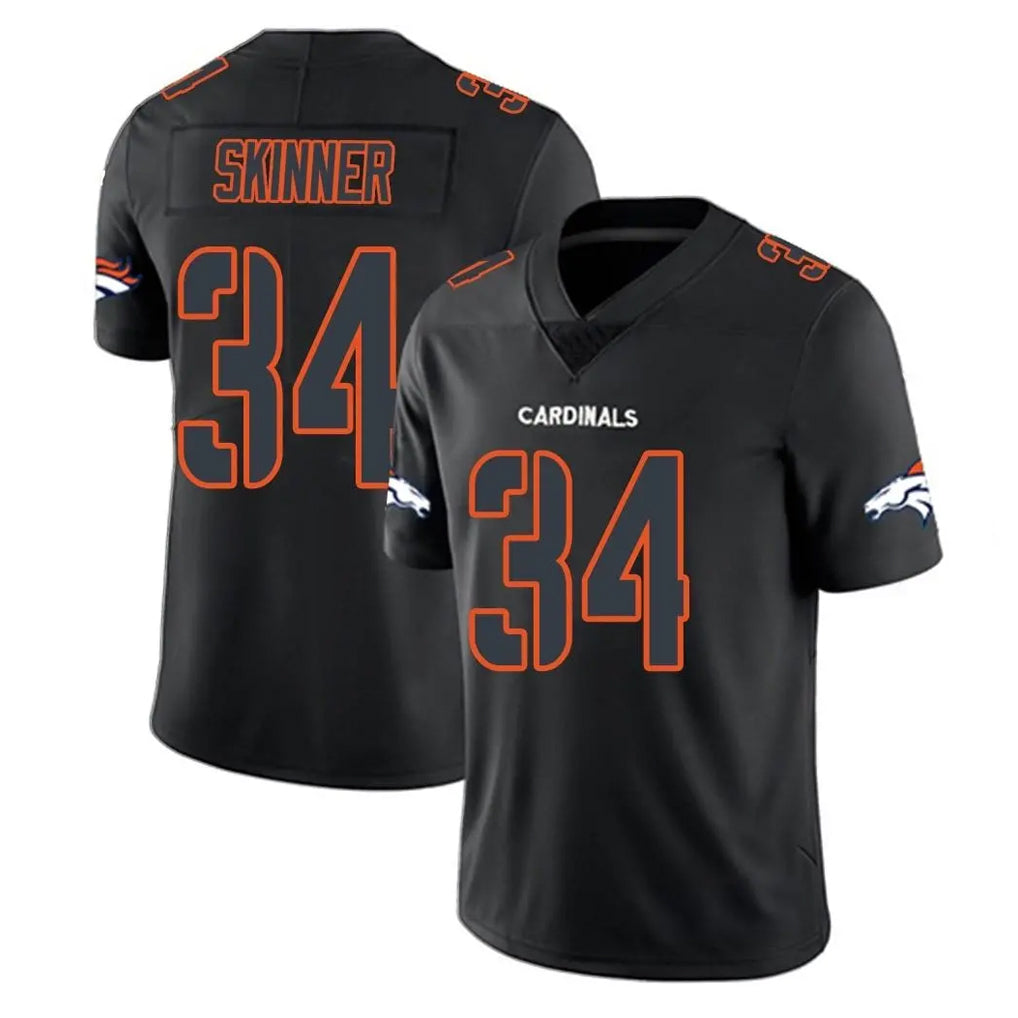 My Store D.Broncos #34 JL Skinner Player Black Impact Limited Game Stitched Jerseys