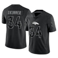 My Store D.Broncos #34 JL Skinner Player Black Reflective Limited Stitched Jerseys