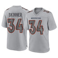 My Store D.Broncos #34 JL Skinner Player Gray Atmosphere Fashion Limited Game Stitched Jerseys