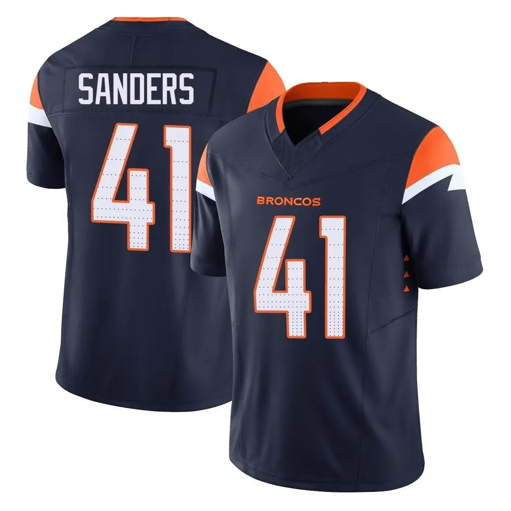 My Store D.Broncos #41 Drew Sanders Player Navy Limited Vapor F.U.S.E. Home Game Stitched Jerseys