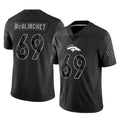 My Store D.Broncos #69 Mike McGlinchey Player Black Reflective Limited Stitched Jerseys