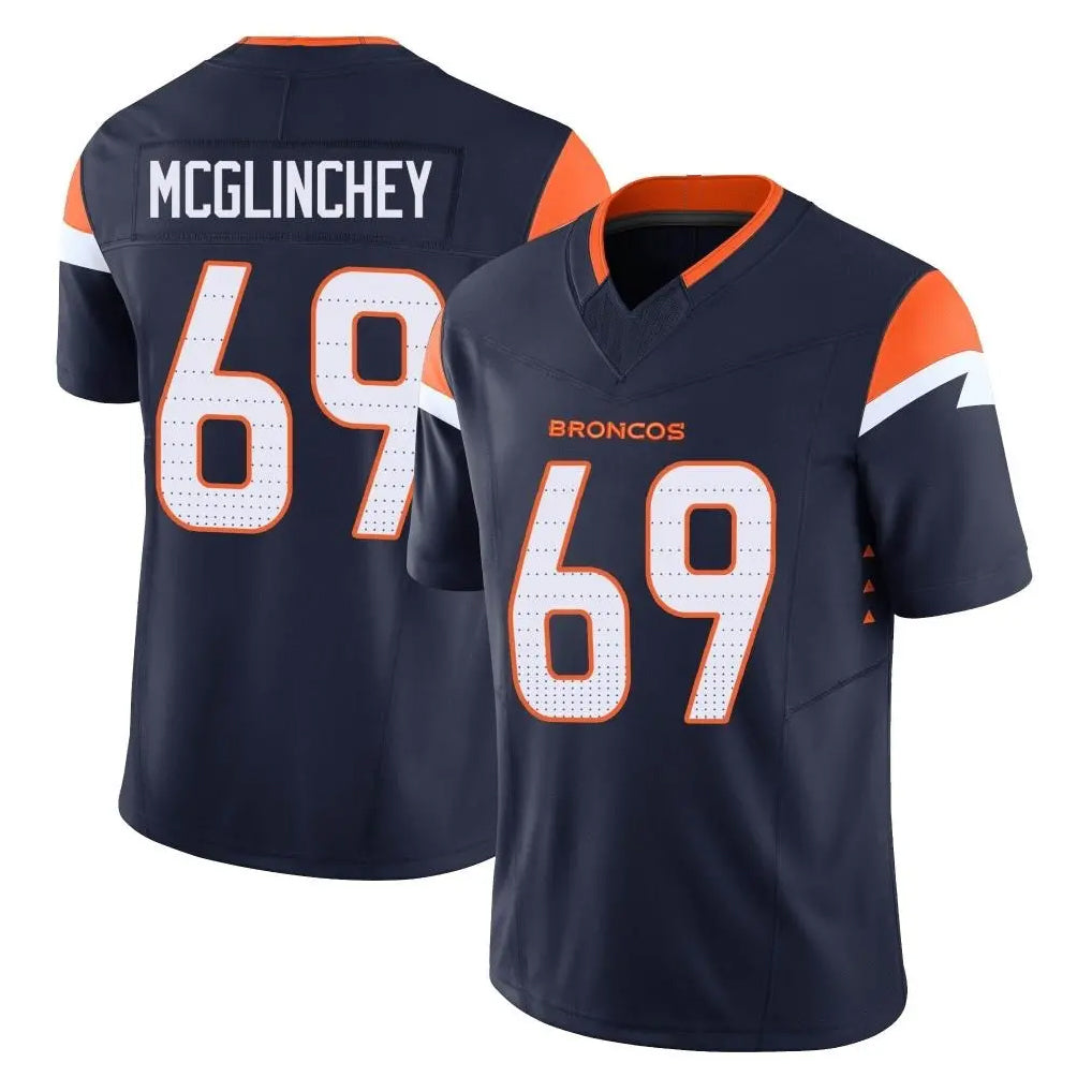 My Store D.Broncos #69 Mike McGlinchey Player Navy Limited Vapor F.U.S.E. Home Game Stitched Jerseys