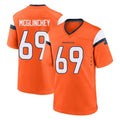 My Store D.Broncos #69 Mike McGlinchey Player Orange Home Game Stitched Jerseys