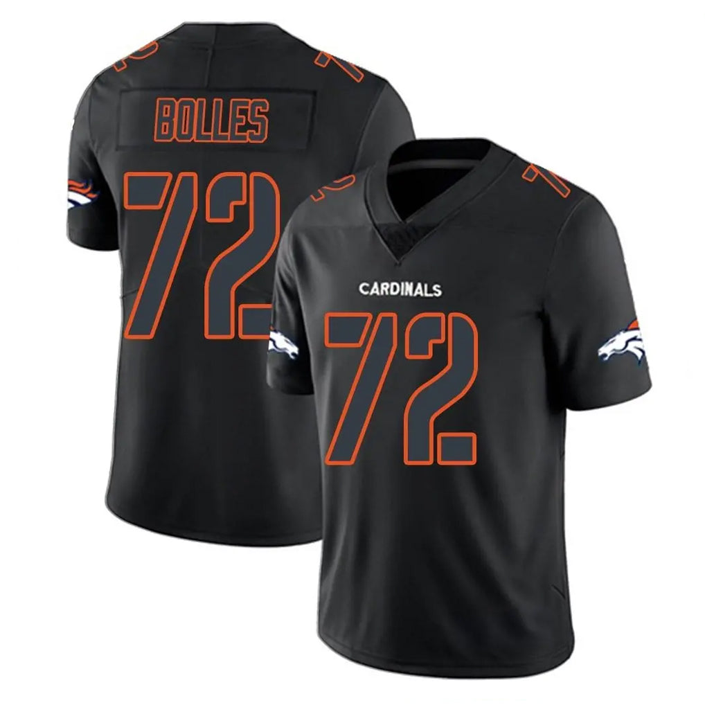 My Store D.Broncos #72 Garett Bolles Player Black Impact Limited Game Stitched Jerseys