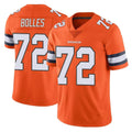 My Store D.Broncos #72 Garett Bolles Player Orange Vapor Untouchable Limited Home Game Stitched Jerseys