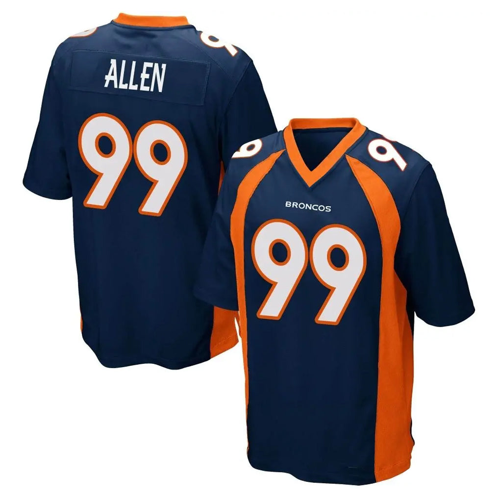 My Store D.Broncos #99 Zach Allen Player Navy Game Stitched Jerseys