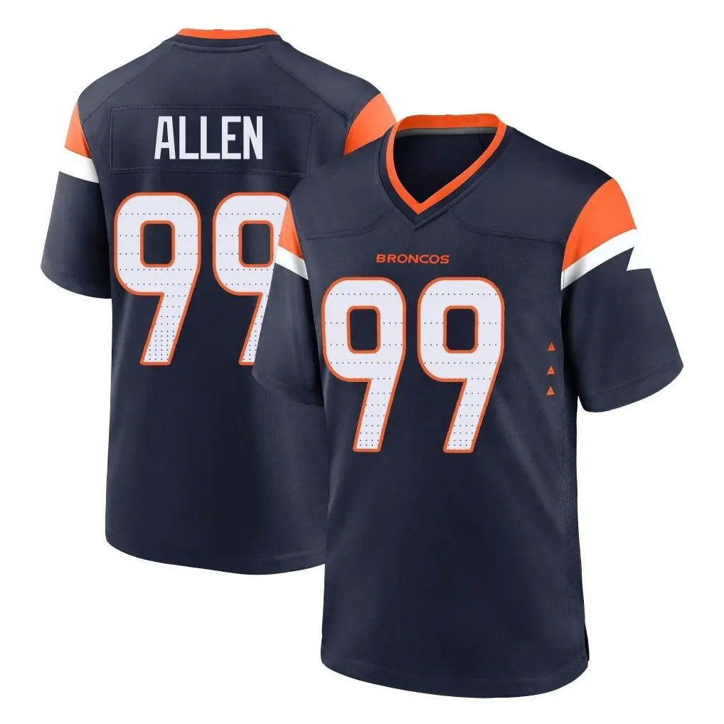 My Store D.Broncos #99 Zach Allen Player Navy Home Game Stitched Jerseys
