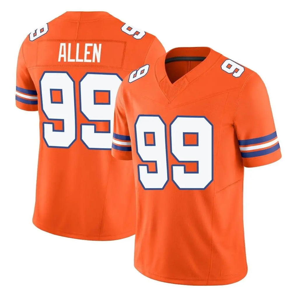 My Store D.Broncos #99 Zach Allen Player Orange Limited Alternate Vapor F.U.S.E. Throwback Game Stitched Jerseys
