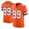 My Store D.Broncos #99 Zach Allen Player Orange Vapor Untouchable Limited Home Game Stitched Jerseys