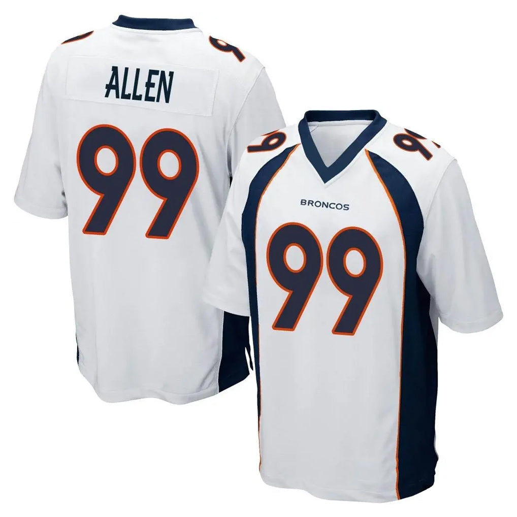 My Store D.Broncos #99 Zach Allen Player White Game Stitched Jerseys
