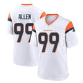 My Store D.Broncos #99 Zach Allen Player White Home Game Stitched Jerseys