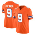 My Store D.Broncos #9 Talanoa Hufanga Player Orange Limited Alternate Vapor F.U.S.E. Throwback Game Stitched Jerseys
