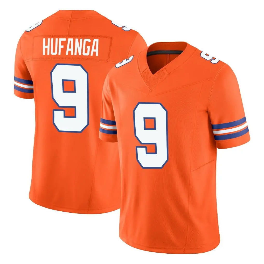 My Store D.Broncos #9 Talanoa Hufanga Player Orange Limited Alternate Vapor F.U.S.E. Throwback Game Stitched Jerseys