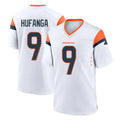 My Store D.Broncos #9 Talanoa Hufanga Player White Home Game Stitched Jerseys