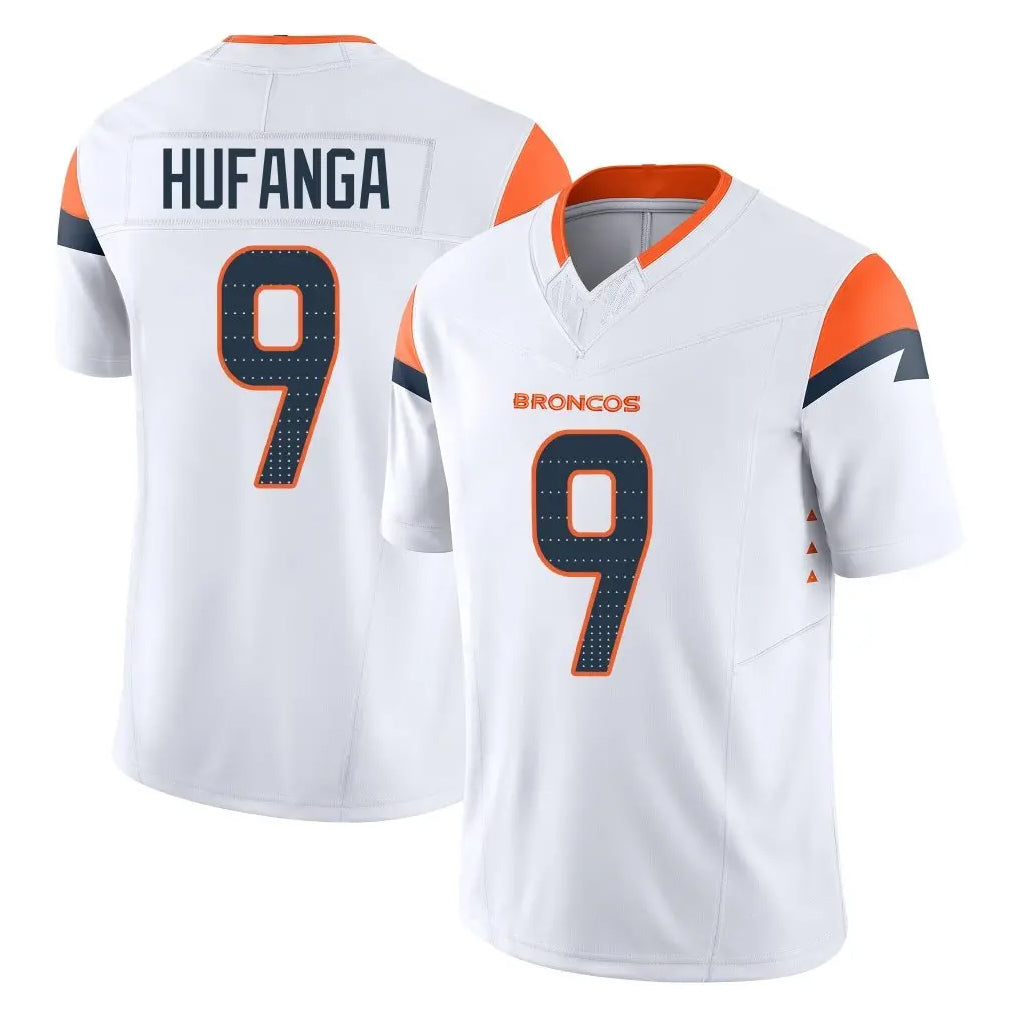 My Store D.Broncos #9 Talanoa Hufanga Player White Limited Vapor F.U.S.E. Home Game Stitched Jerseys