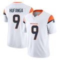 My Store D.Broncos #9 Talanoa Hufanga Player White Limited Vapor F.U.S.E. Home Game Stitched Jerseys