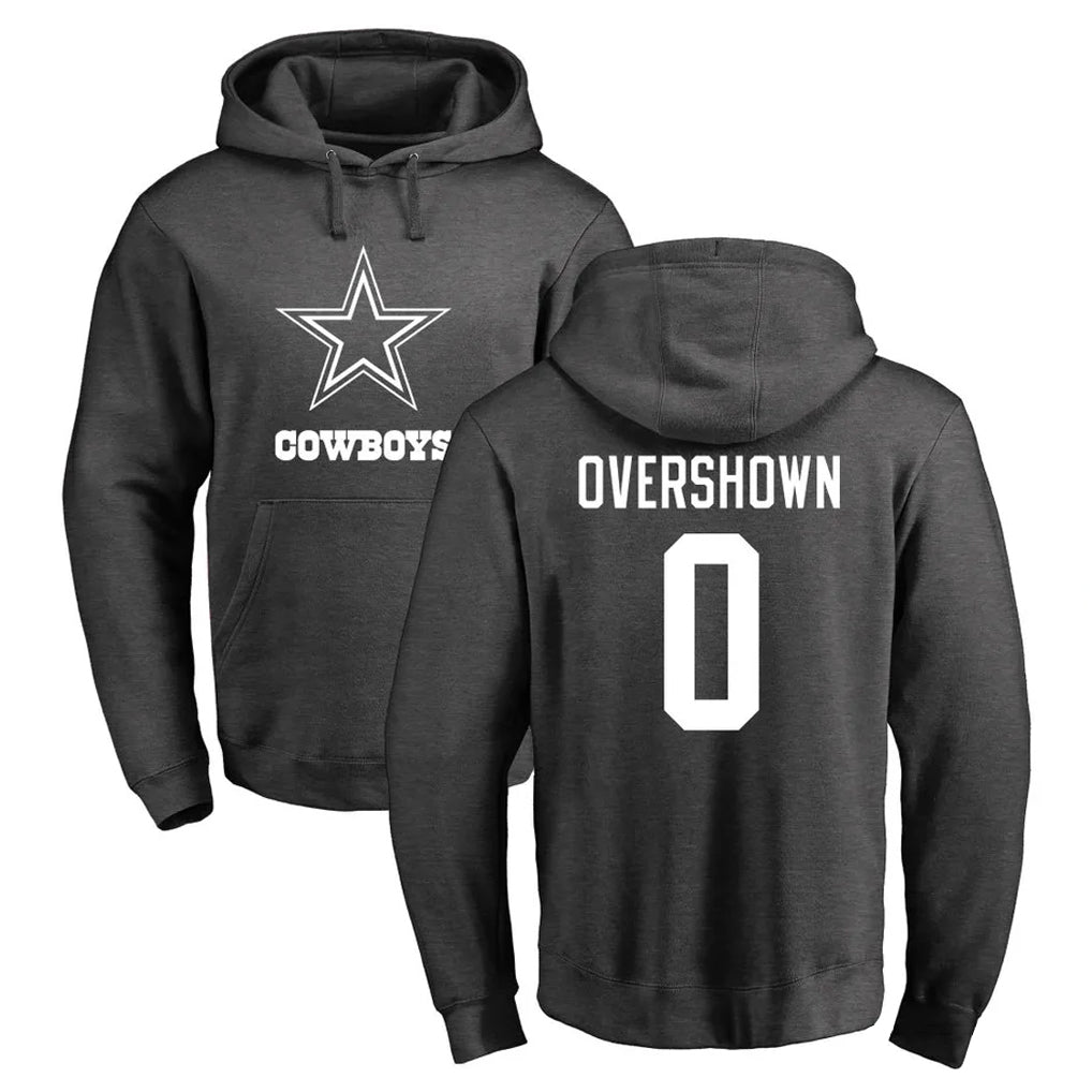 My Store D.Cowboys #0 DeMarvion Overshown Player Ash One Color Pullover Hoodie Limited Stitched Jerseys