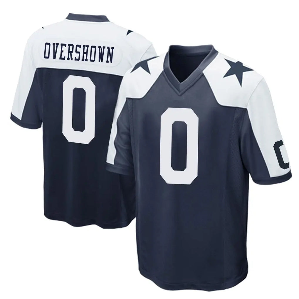 My Store D.Cowboys #0 DeMarvion Overshown Player Navy-White Alternate Home Game Stitched Jerseys