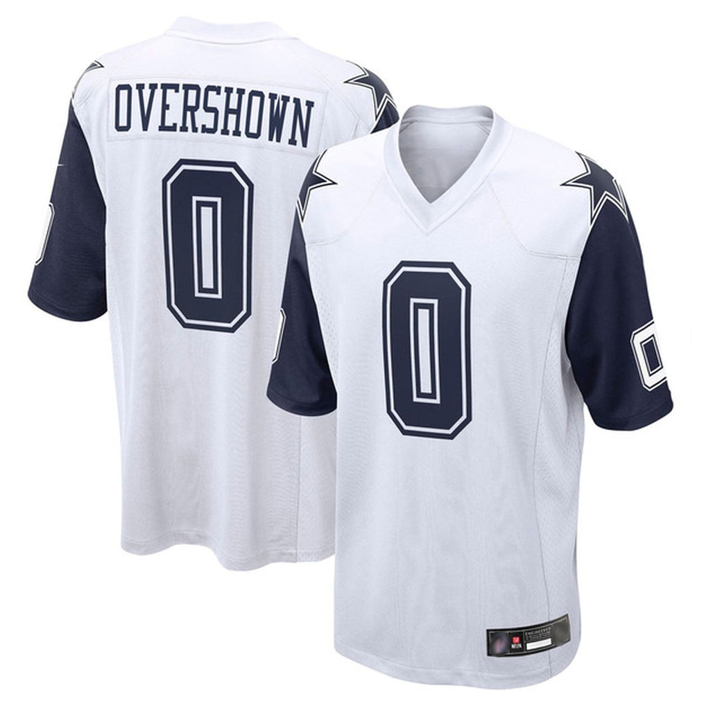 My Store D.Cowboys #0 DeMarvion Overshown Player White-Navy Home Game Stitched Jerseys