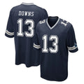 My Store D.Cowboys #13 Caleb Downs Player Navy Home Game Stitched Jerseys