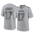 My Store D.Cowboys #17 Brandon Aubrey Player Gray Atmosphere Fashion Home Game Stitched Jerseys