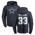 My Store D.Cowboys #33 Javonte Williams Player Navy Pullover Hoodies Limited Stitched Jerseys