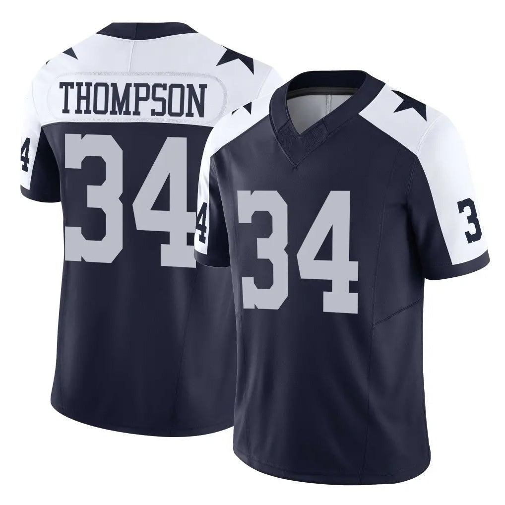 My Store D.Cowboys #34 Jalen Thompson Player Navy-White Limited Alternate Vapor F.U.S.E. Home Game Stitched Jerseys