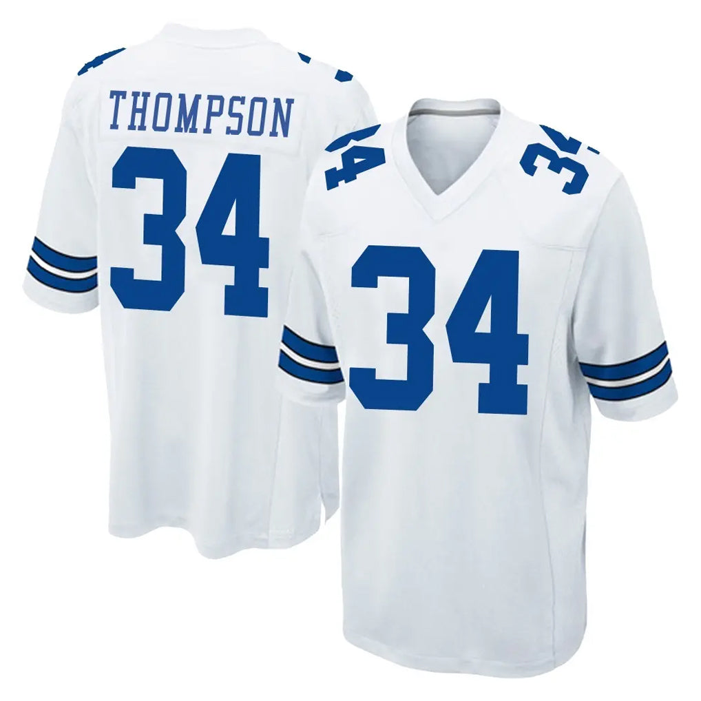 My Store D.Cowboys #34 Jalen Thompson Player White Home Game Stitched Jerseys