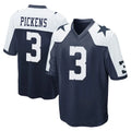 My Store D.Cowboys #3 George Pickens Player Navy-White Alternate Home Game Stitched Jerseys